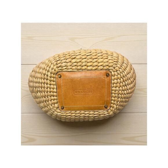 Y2K Coach 10759 Limited Edition Lily Straw Basket Bag - Picture 4 of 15